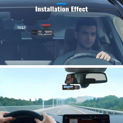 1080P HD Front Rear Dashcam 1 Count Dash Camera for Car,Car Driving Recorder with IR Night-Vision G Sensor 3.16 Inch IPS Screen