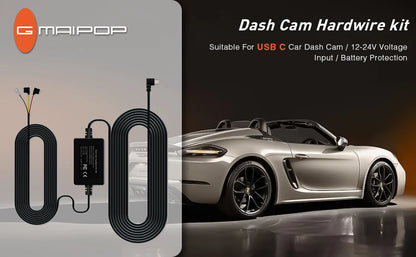 Dashcam 4 Channel Voice Recording Video Recorder Black Box 1080P Night Vision dash cam automobile Auto parts add Hardwire kit