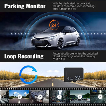 1080P HD Front Rear Dashcam 1 Count Dash Camera for Car,Car Driving Recorder with IR Night-Vision G Sensor 3.16 Inch IPS Screen
