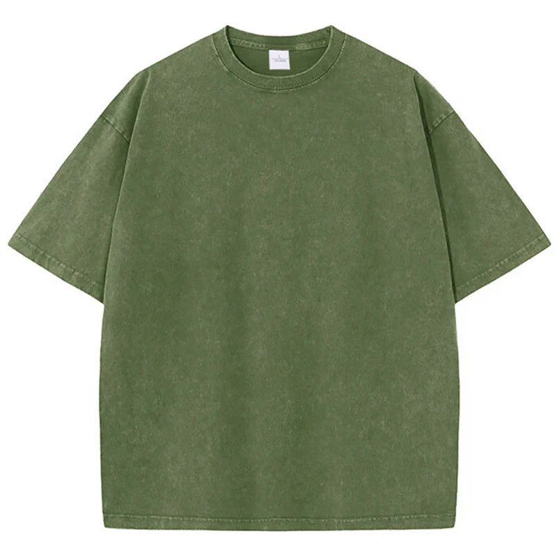 Summer Cotton  Casual Vintage  T-shirt