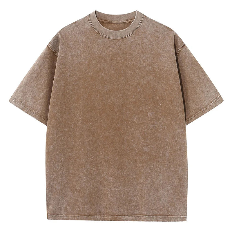 Summer Cotton  Casual Vintage  T-shirt