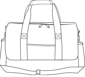 2 in 1 Deluxe Duffel Set